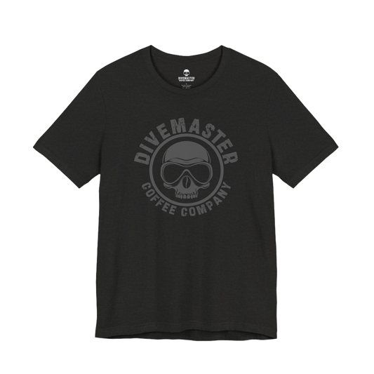 Divermaster Coffee Circle Logo Grey T-Shirt